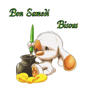 Gif animé Bon samedi lapin
